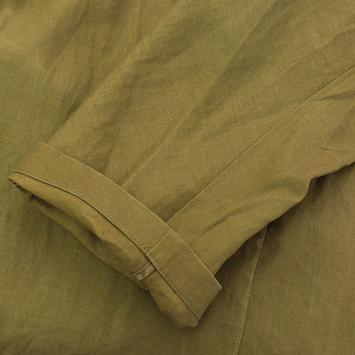 Mackintosh マッキントッシュ 英国製 リネン100% ステンカラーコート 34 ブラウン レディース