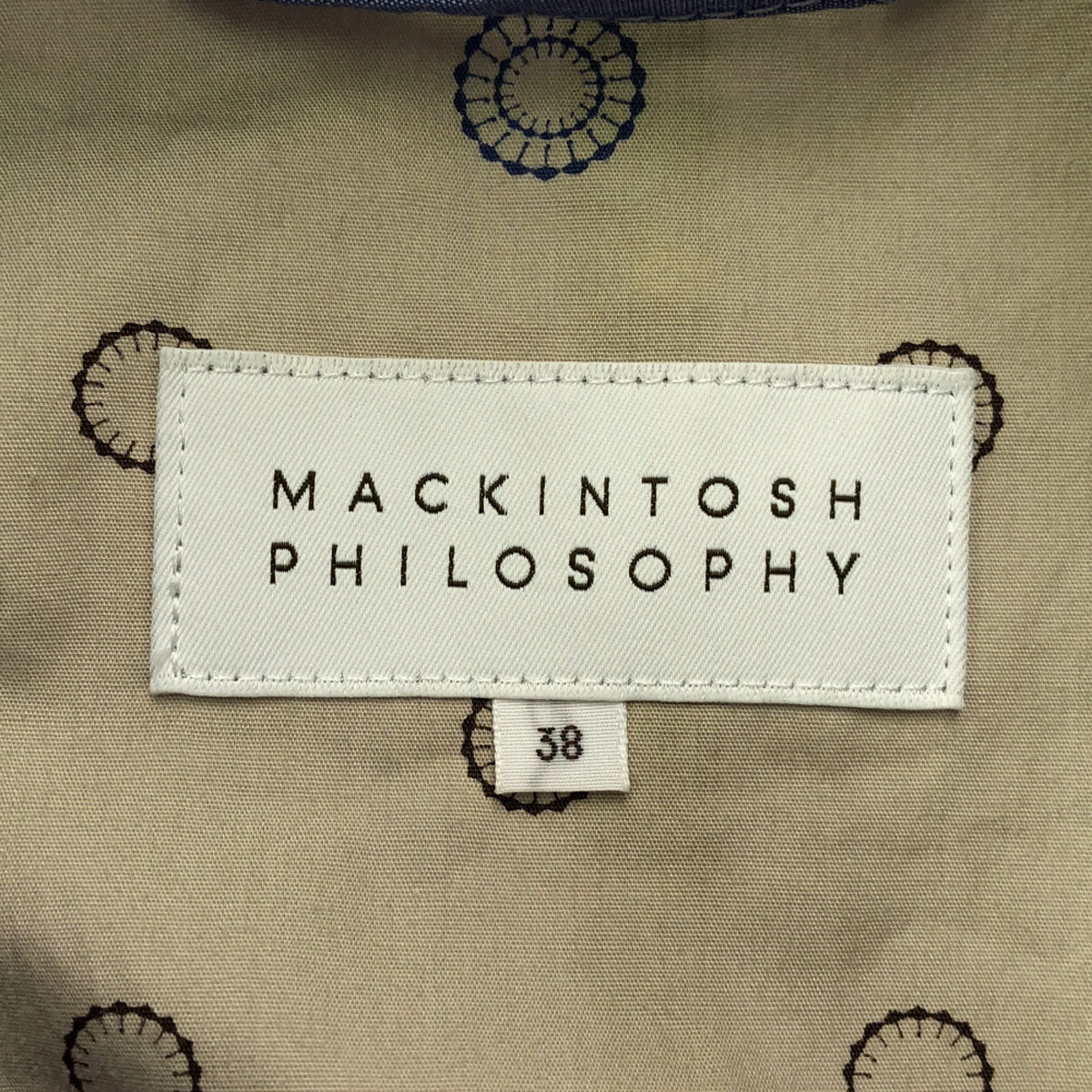 MACKINTOSH PHILOSOPHY マッキントッシュフィロソフィー リネンブレンド ダブル ジャケット 38 ライトブルー レディース