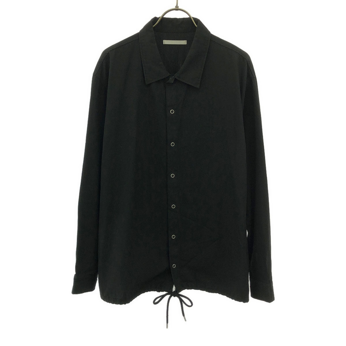 DISCOVERED ディスカバード 日本製 長袖 シャツジャケット 1 ブラック バックプリント メンズ