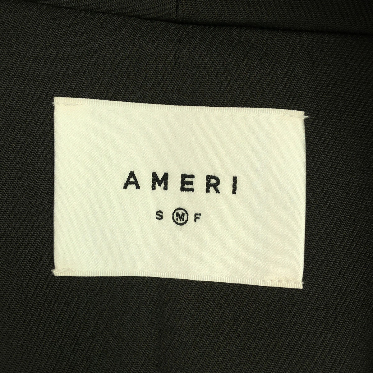 AMERI UNDRESSED アメリ ビッグカラーショルダー コート M グレー レディース