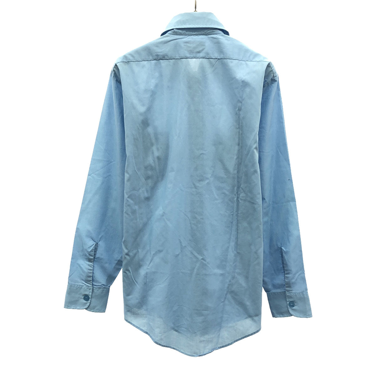 パリアーニ 70s ヴィンテージ 長袖 シャツ 15 ライトブルー メンズ