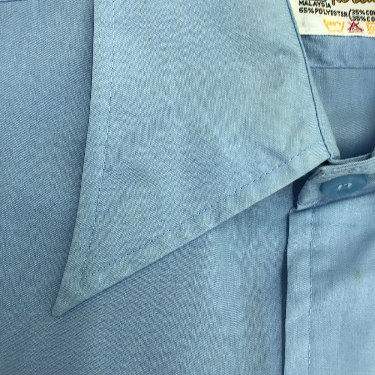 パリアーニ 70s ヴィンテージ 長袖 シャツ 15 ライトブルー メンズ