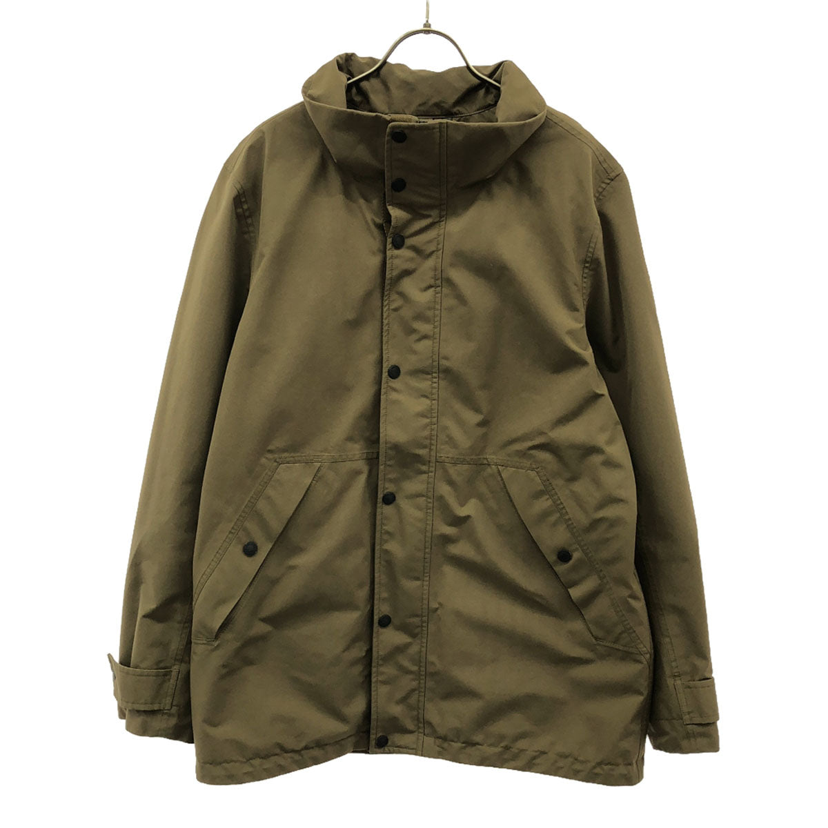 AIGLE エーグル GORE-TEX ロゴワッペン ジップジャケット M カーキ アウトドア メンズ