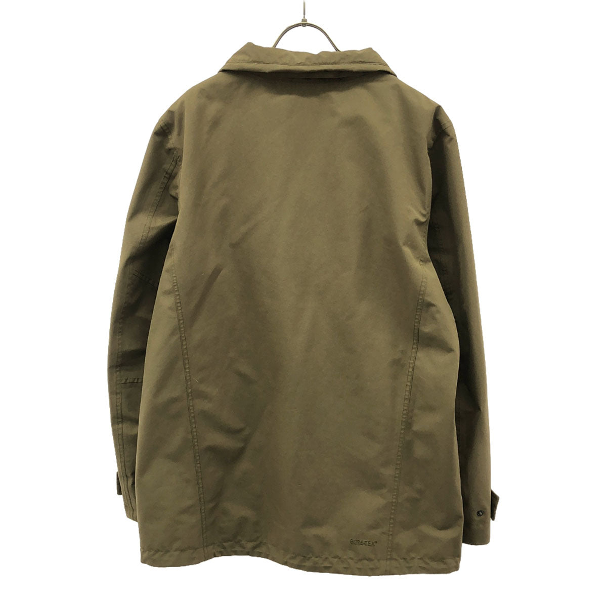 AIGLE エーグル GORE-TEX ロゴワッペン ジップジャケット M カーキ アウトドア メンズ