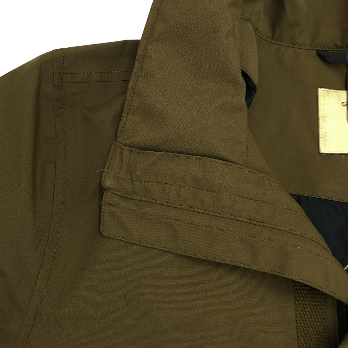 AIGLE エーグル GORE-TEX ロゴワッペン ジップジャケット M カーキ アウトドア メンズ