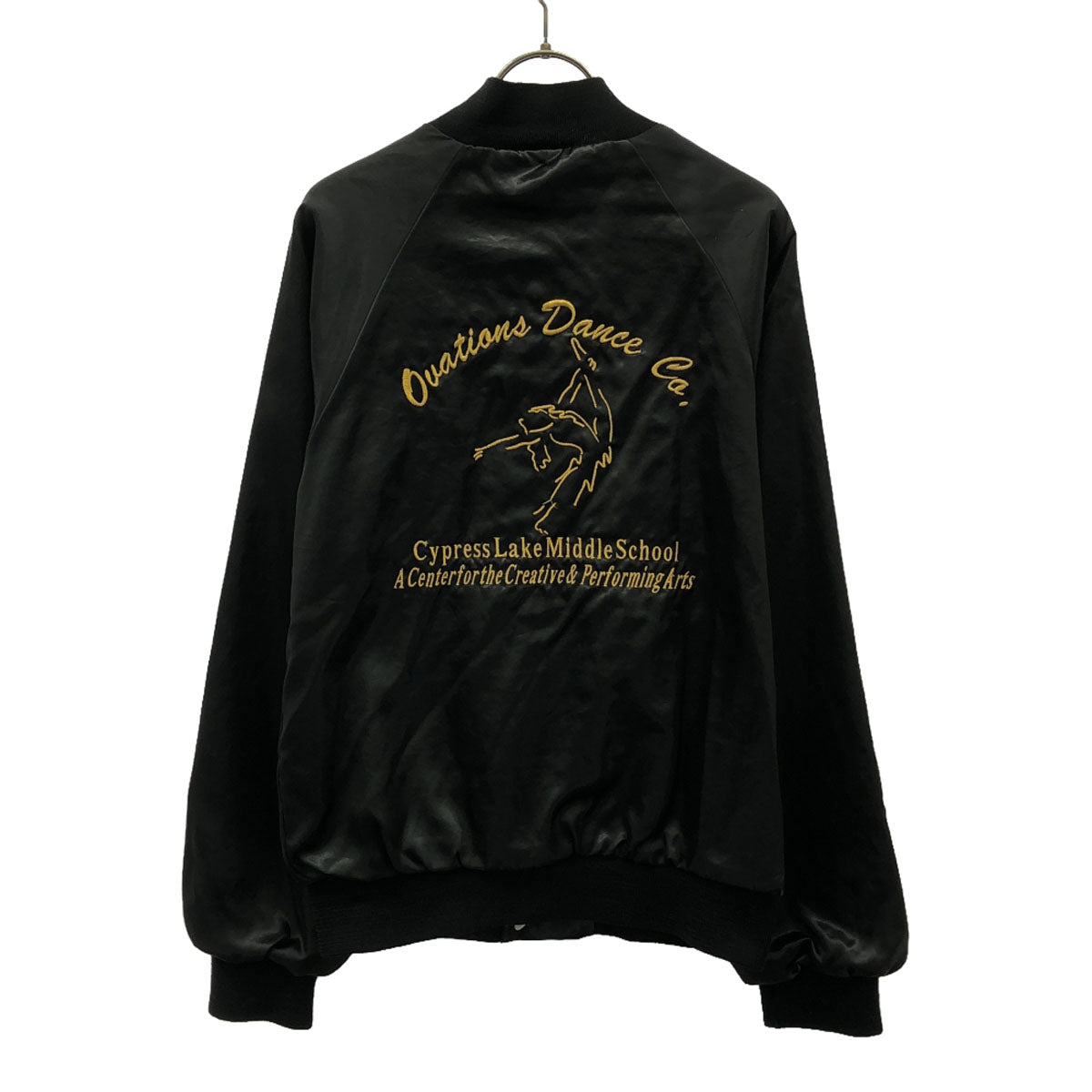 HARTWELL ハートウェル 80s 90s USA製 オールド 刺繍 スタジャン S ブラック バック刺繍 メンズ