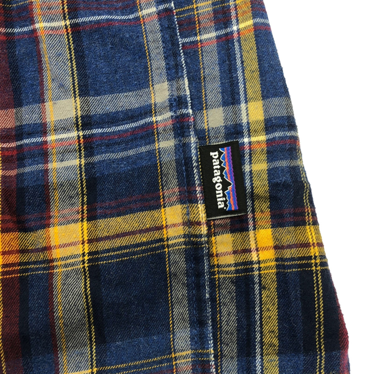 patagonia パタゴニア チェック柄 長袖 ピマ コットン シャツ S ブルー系 アウトドア 53837 メンズ