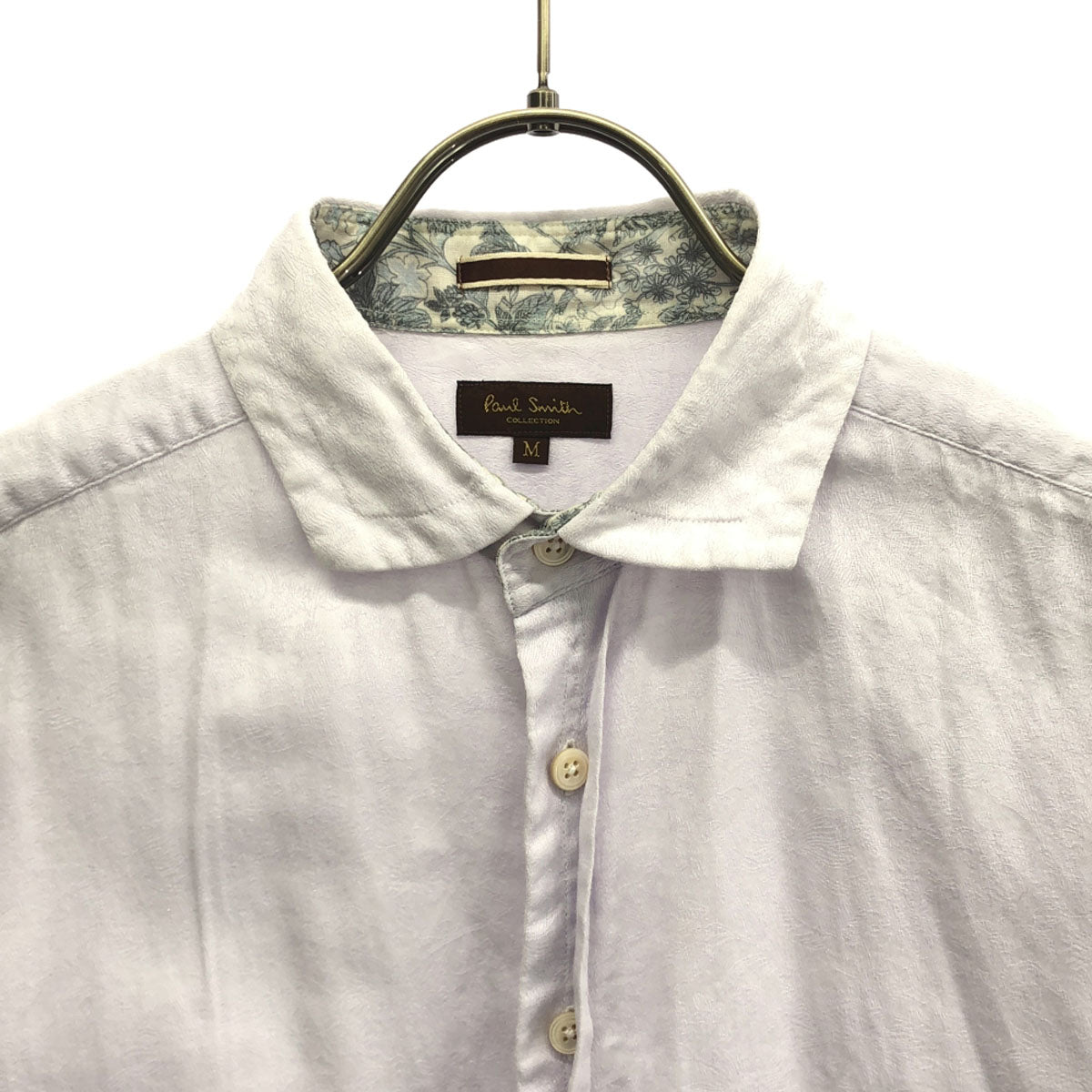 Paul Smith ポールスミス 長袖 シャツ M ラベンダー メンズ