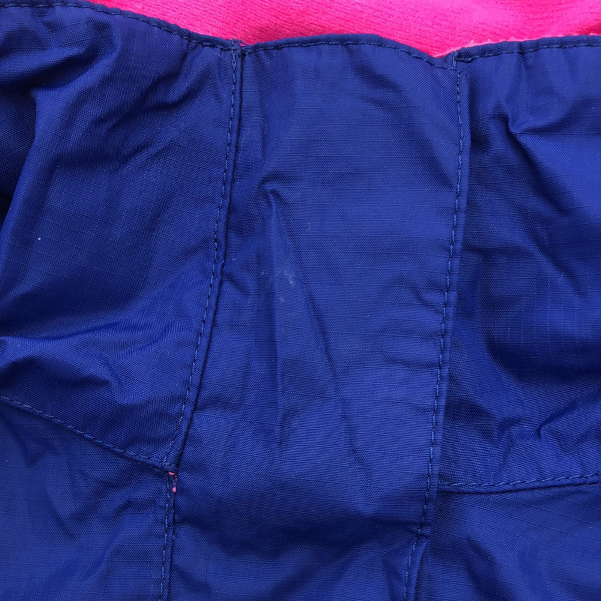 THE NORTH FACE ザノースフェイス ロゴ刺繍 フード付き ナイロンジャケット XS ブルー 裏メッシュ アウトドア NPW01407 レディース