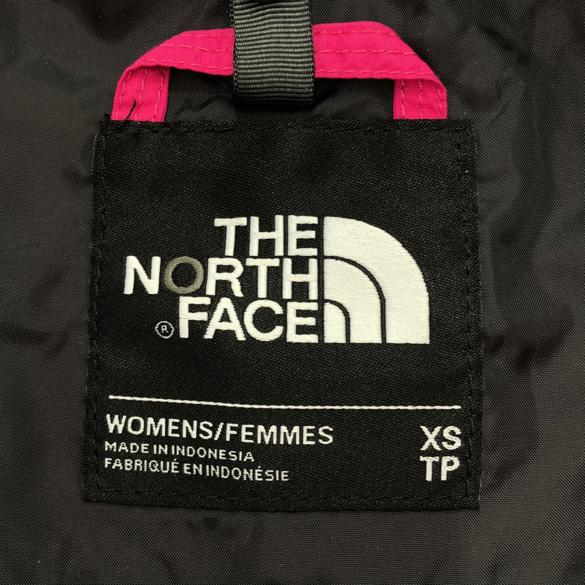 THE NORTH FACE ザノースフェイス ロゴ刺繍 長袖 HYVENT JACKET マウンテンパーカー XS ピンク アウトドア 裏メッシュ レディース