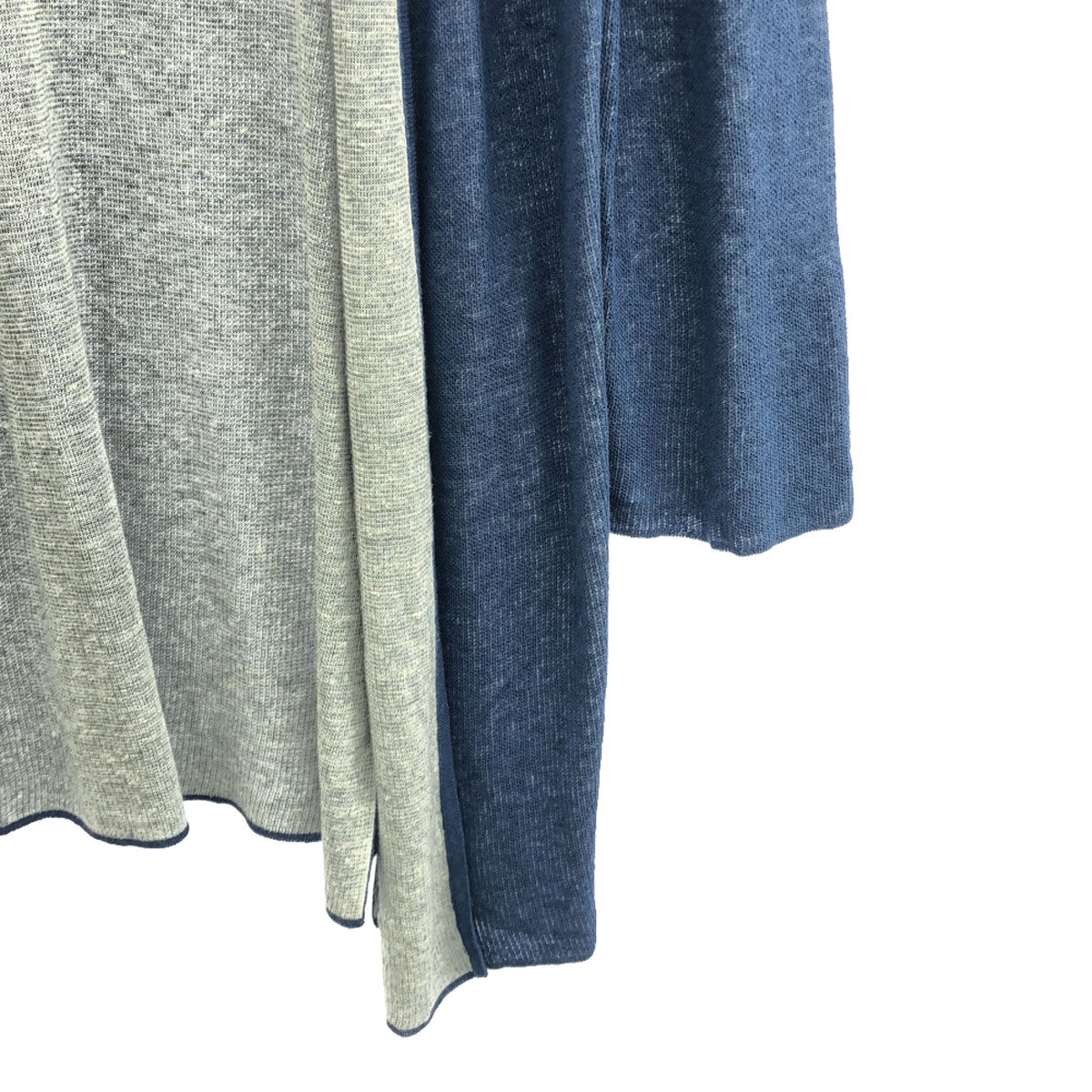 WEEKENDS ウィークエンド 長袖 ロング ニットカーディガン L ブルー MaxMara レディース