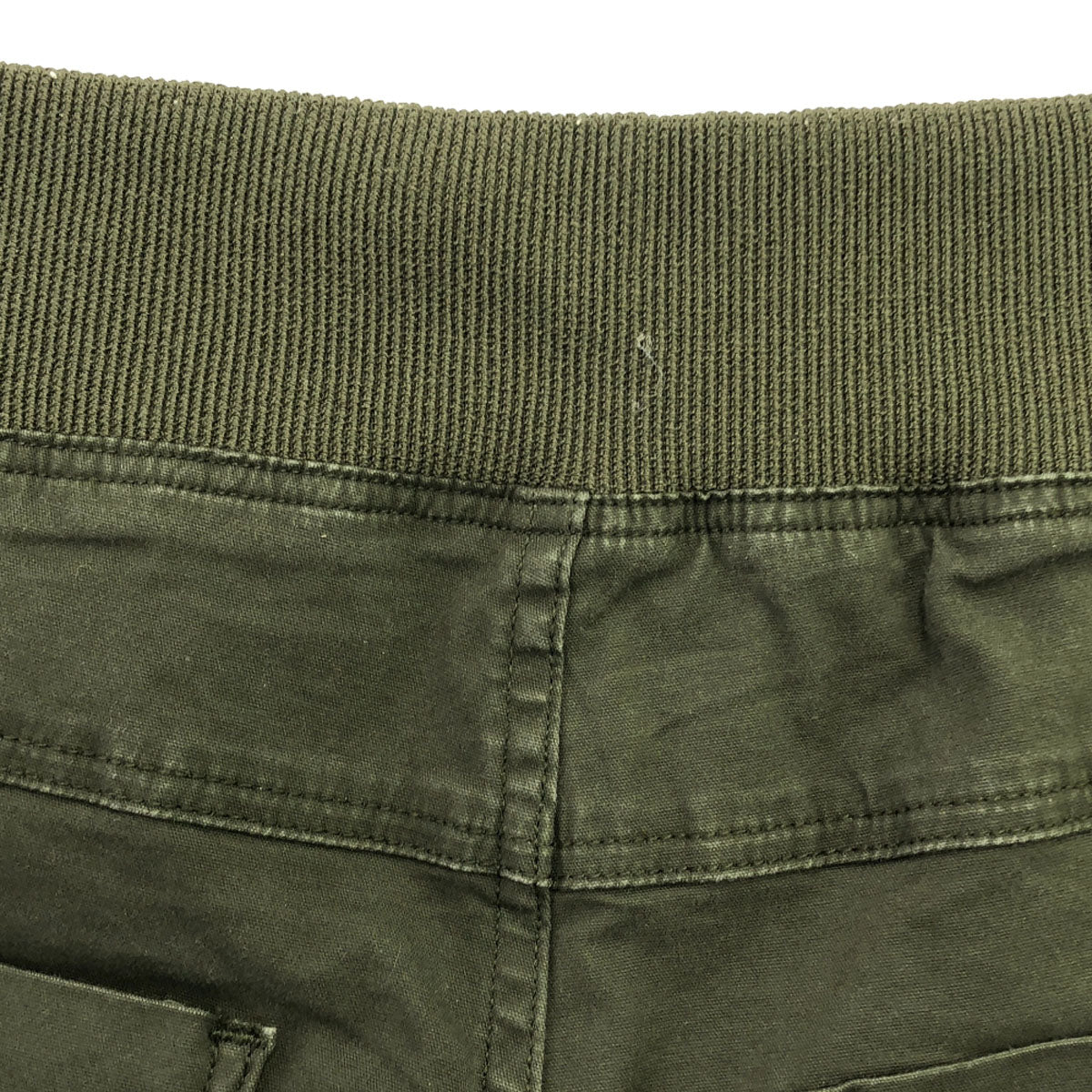 THE NORTH FACE ザノースフェイス ロゴ刺繍 ウエストリブ スリム ストレッチパンツ S カーキ アウトドア レディース