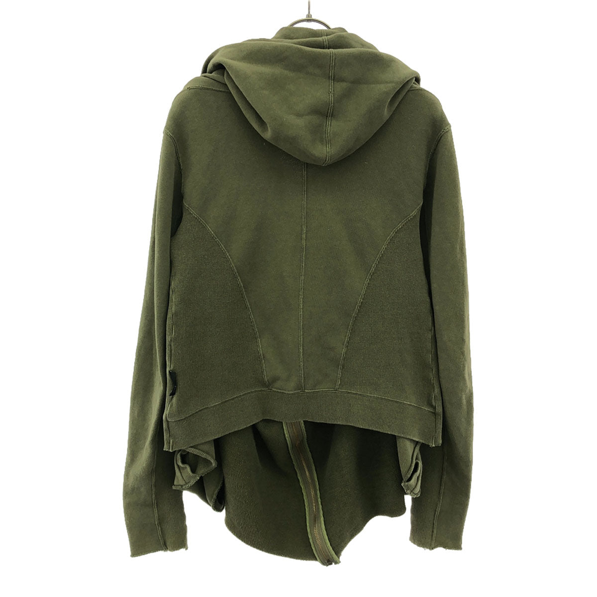 STUSSY ステューシー 日本製 長袖 スウェット ジップパーカー M カーキ メンズ