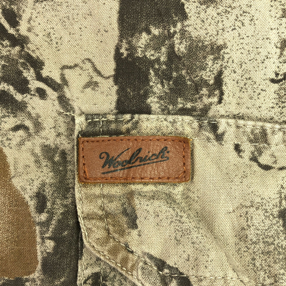 WOOLRICH ウールリッチ 90s オールド ムラ染め 長袖 ボタンダウンシャツ L グレー系 ヨーク裏メッシュ メンズ