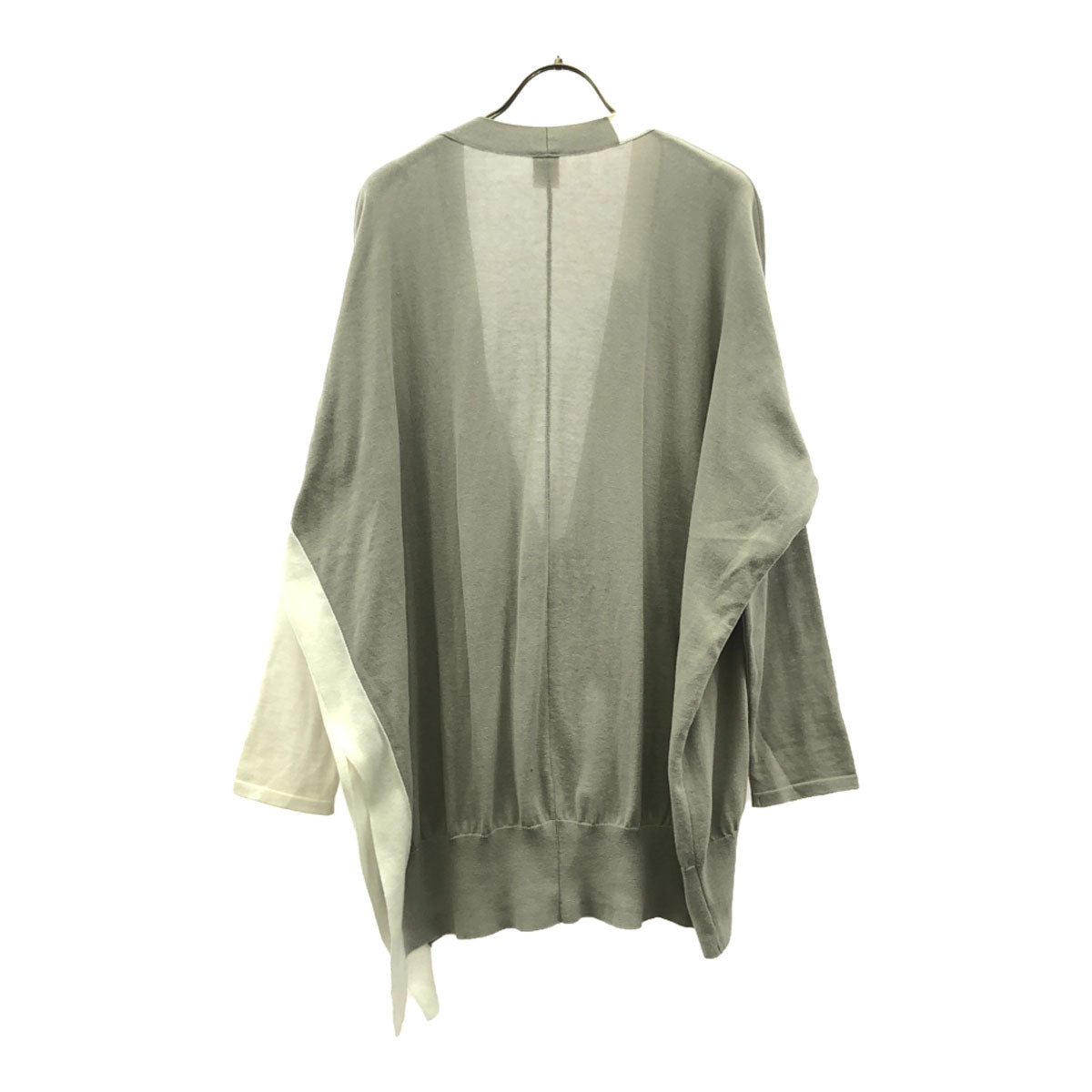 β ベータ 日本製 長袖 ハーフジップ ニットカーディガン 9 グレー レディース