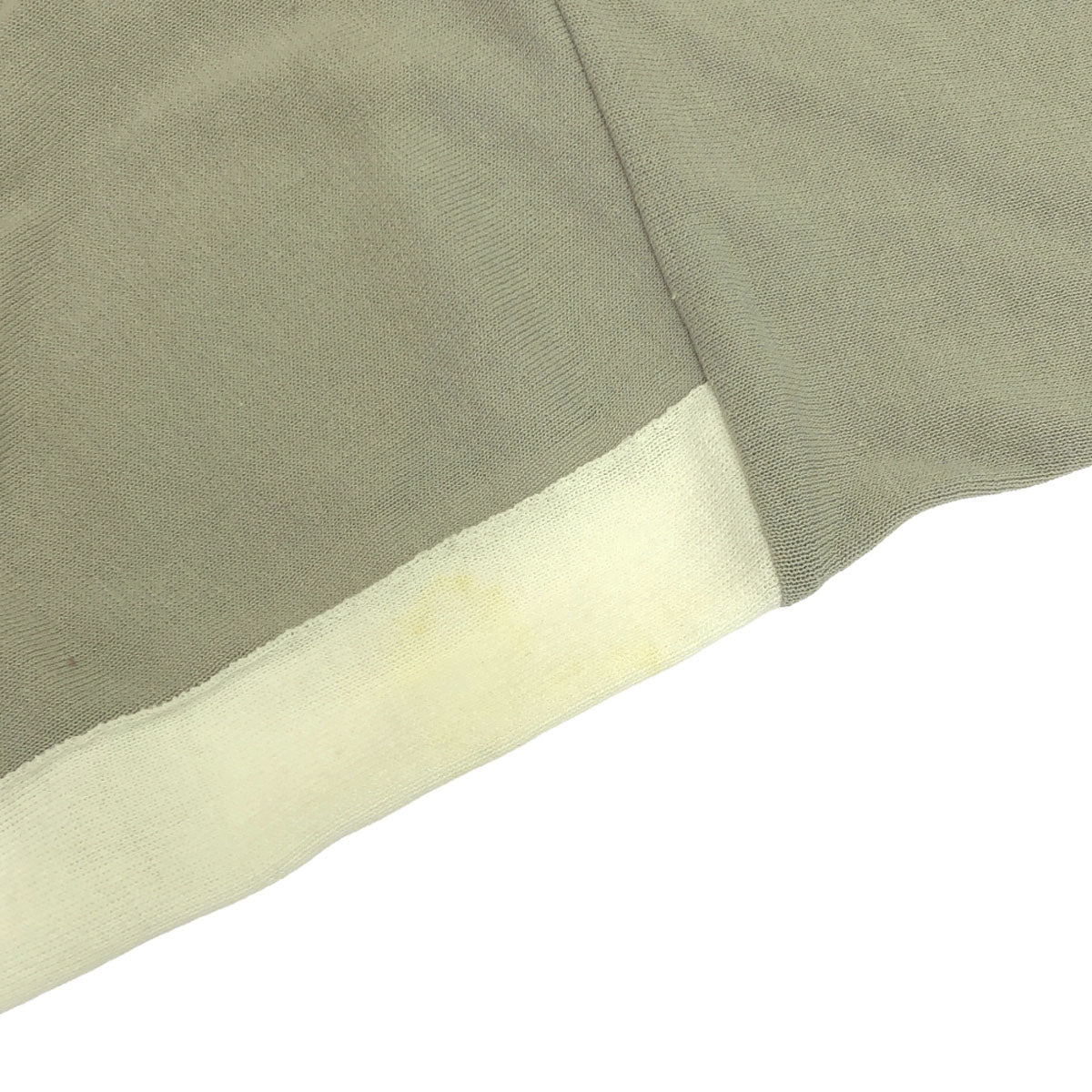 β ベータ 日本製 長袖 ハーフジップ ニットカーディガン 9 グレー レディース