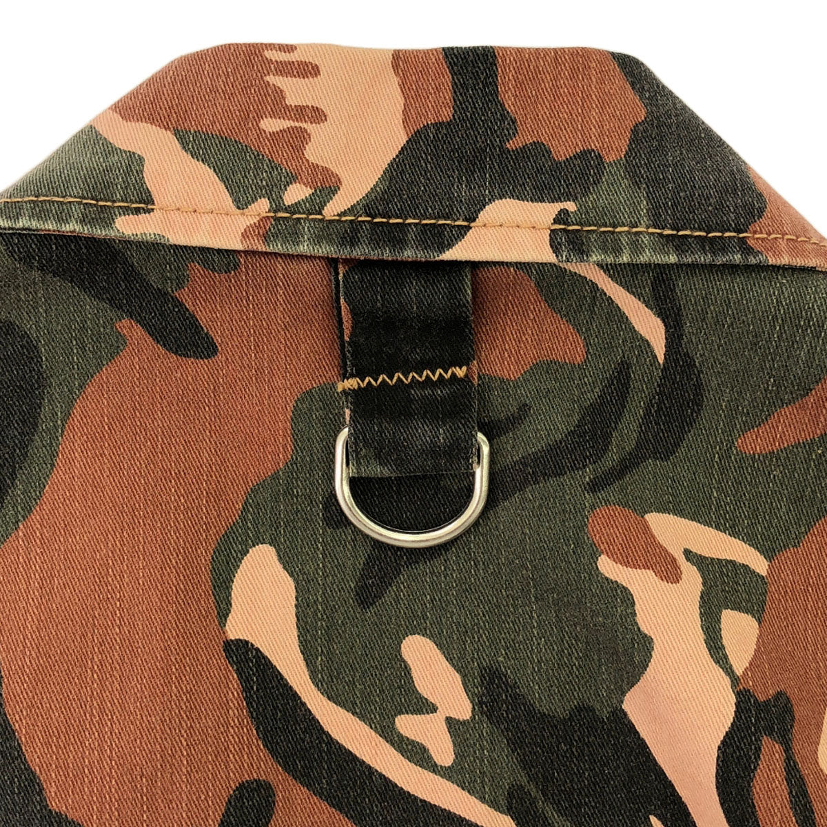 DIESEL ディーゼル カモフラ 半袖 ジャケット XS カーキ系 迷彩柄 レディース