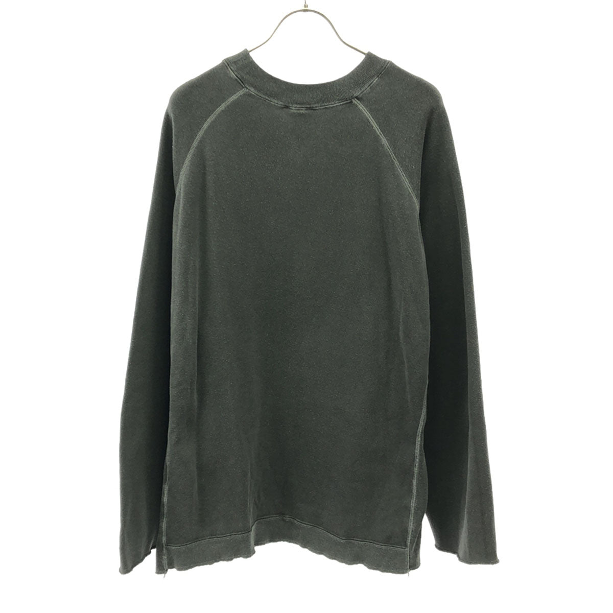 bukht ブフト 日本製 長袖 クールネック スウェット 2 グレー トレーナー メンズ