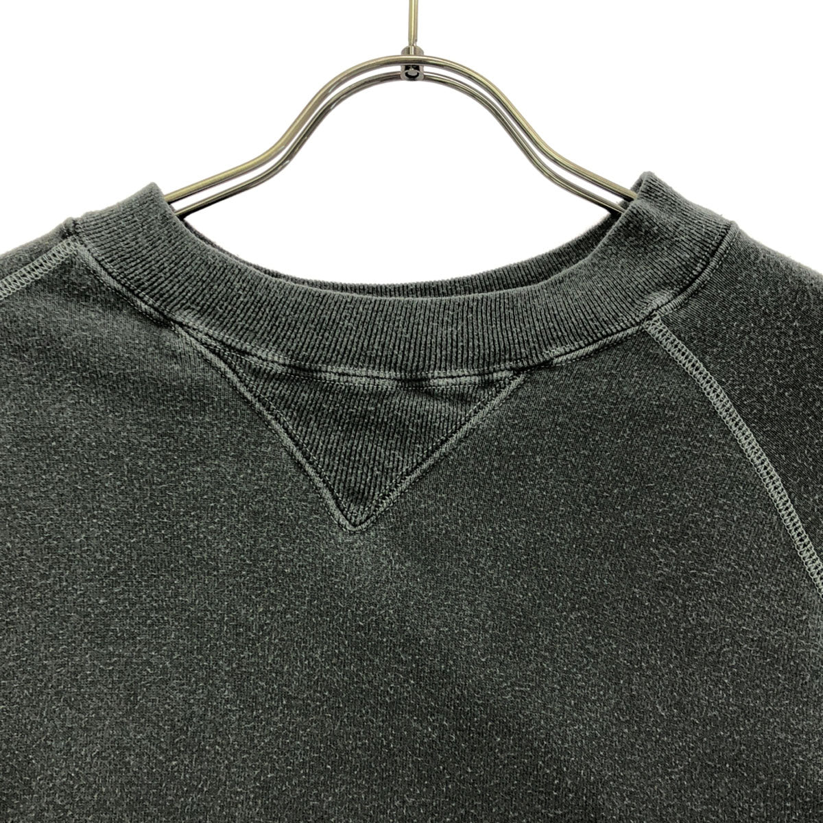 bukht ブフト 日本製 長袖 クールネック スウェット 2 グレー トレーナー メンズ