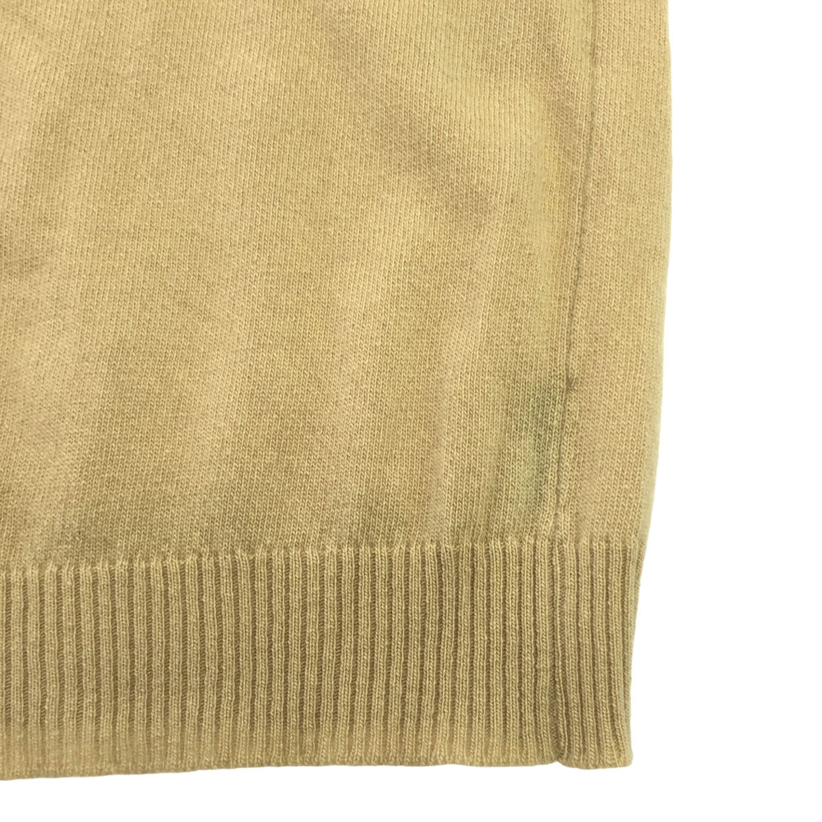 BALLANTYNE バランタイン カシミア 半袖 タートルネック セーター 38 ベージュ ニット レディース