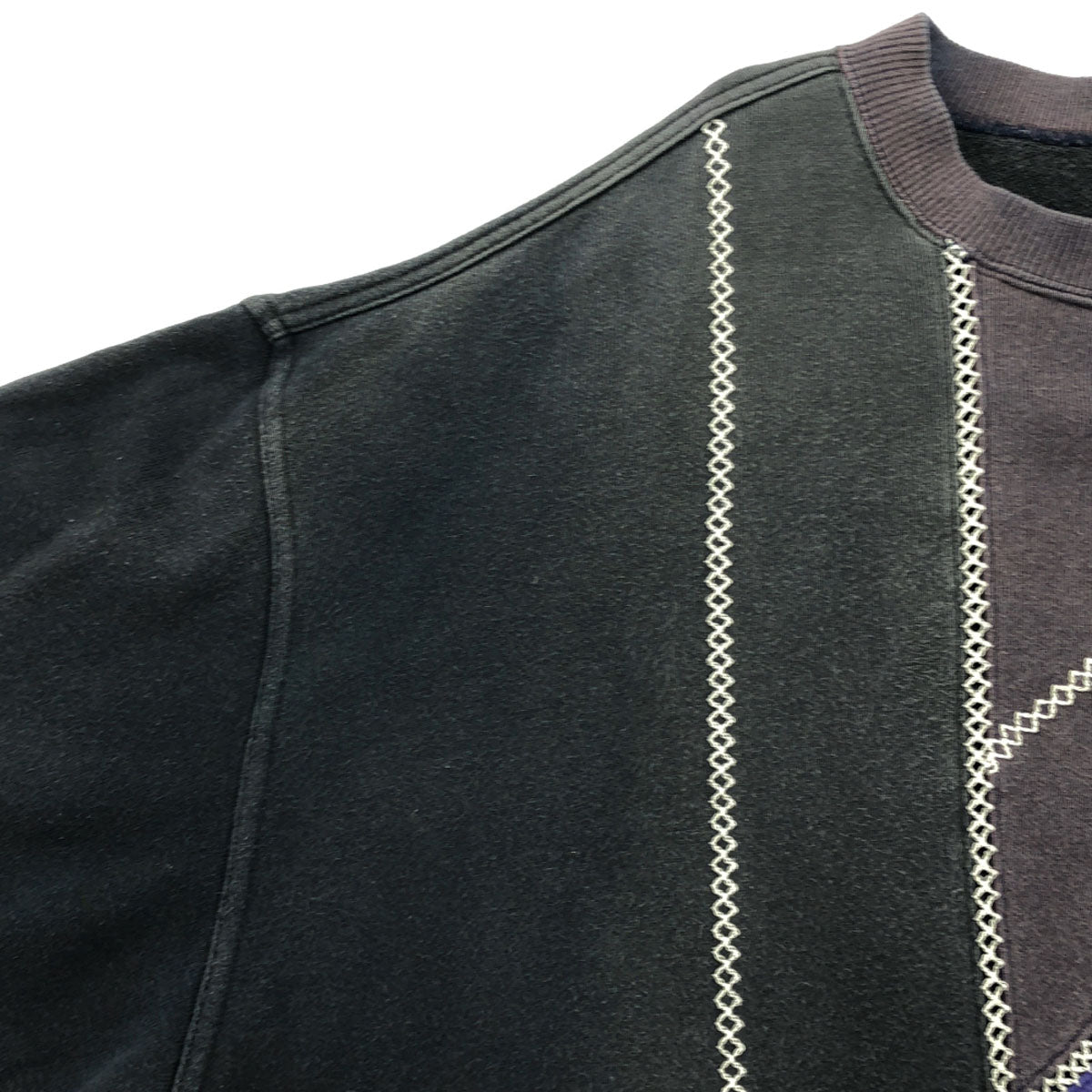 KENZO GOLF ケンゾーゴルフ 90s 日本製 オールド ロゴ刺繍 長袖 透かし編み スウェット 3 メンズ