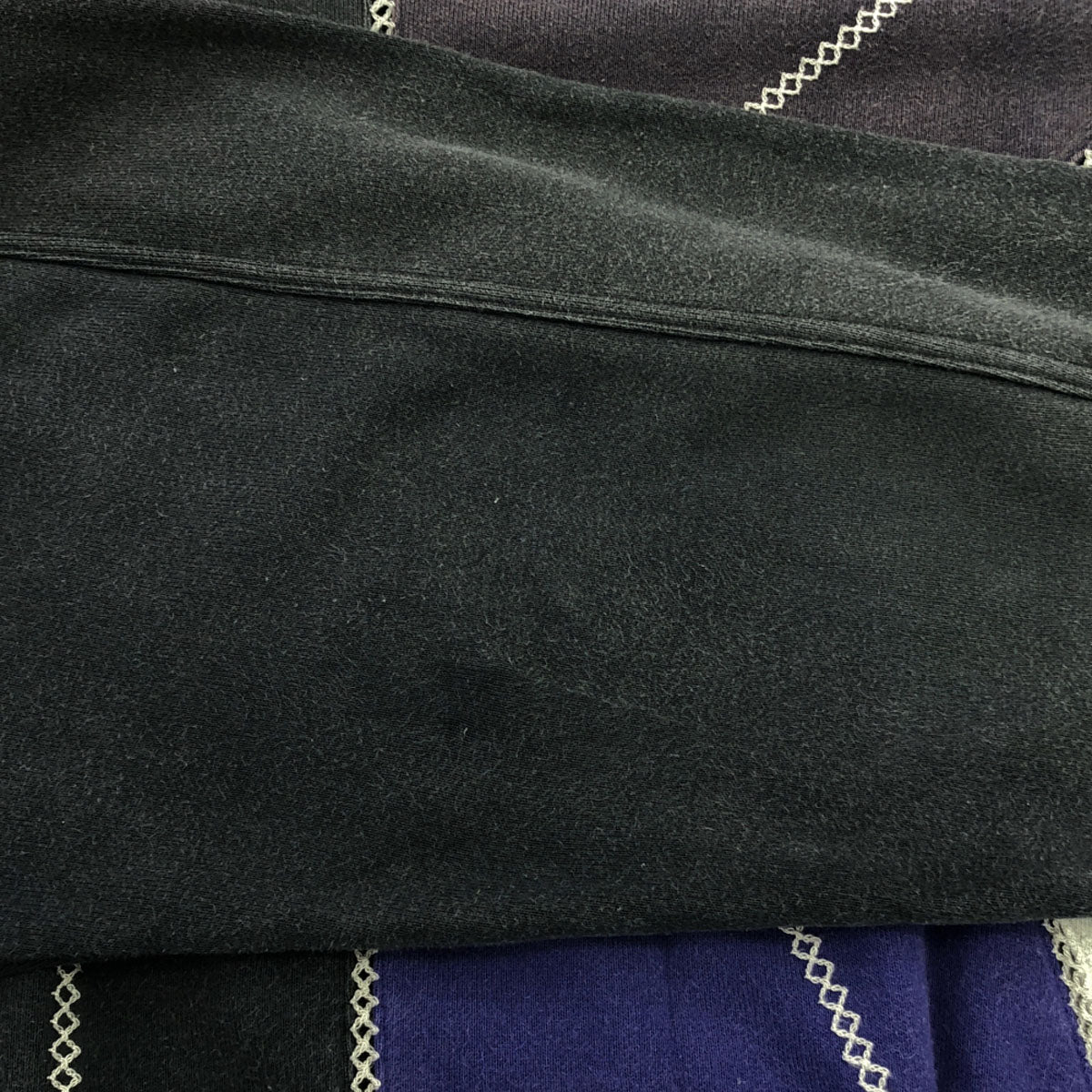 KENZO GOLF ケンゾーゴルフ 90s 日本製 オールド ロゴ刺繍 長袖 透かし編み スウェット 3 メンズ