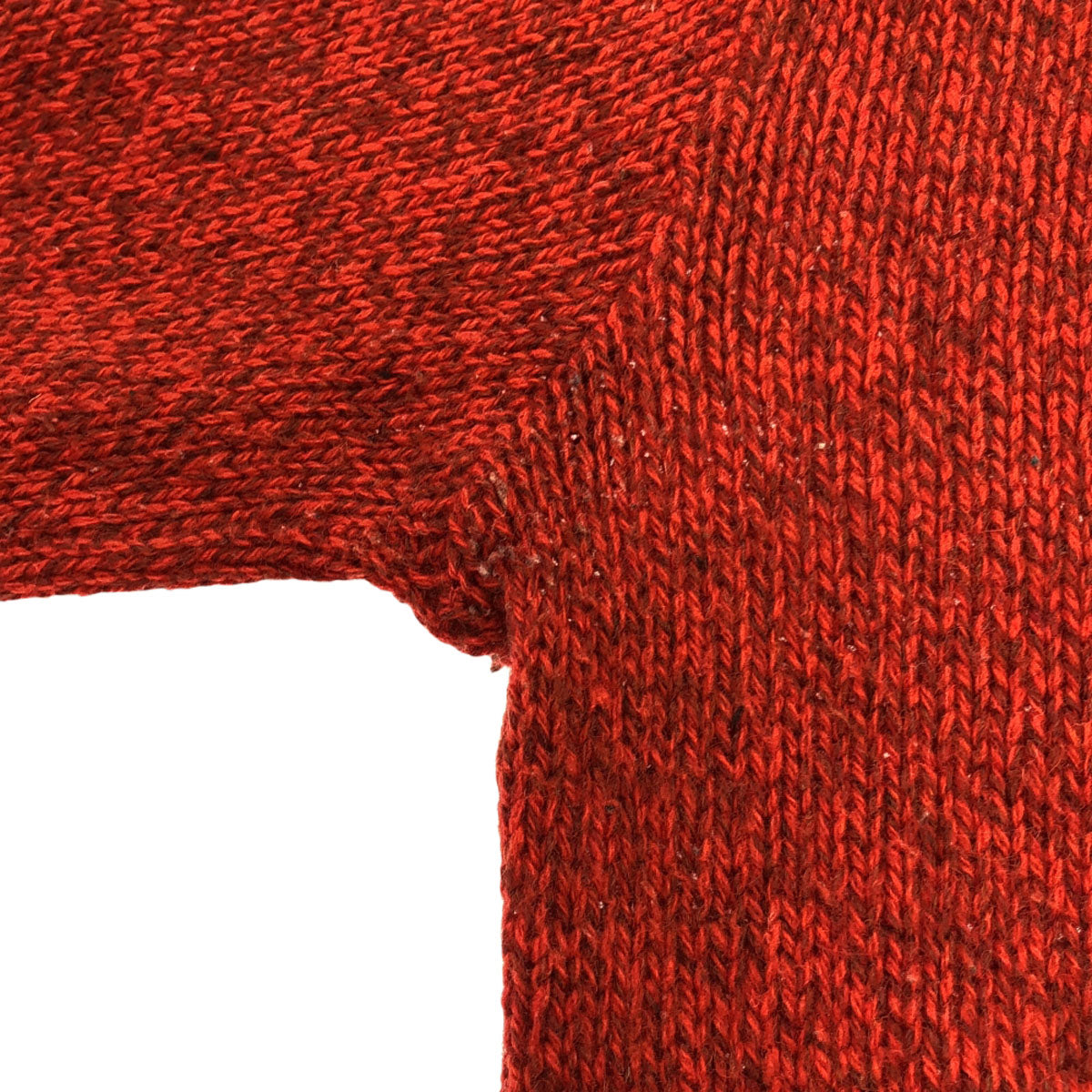L.L.Bean エルエルビーン 80s ウールブレンド ヴィンテージ 長袖 クルーネック ニット L レッド セーター メンズ