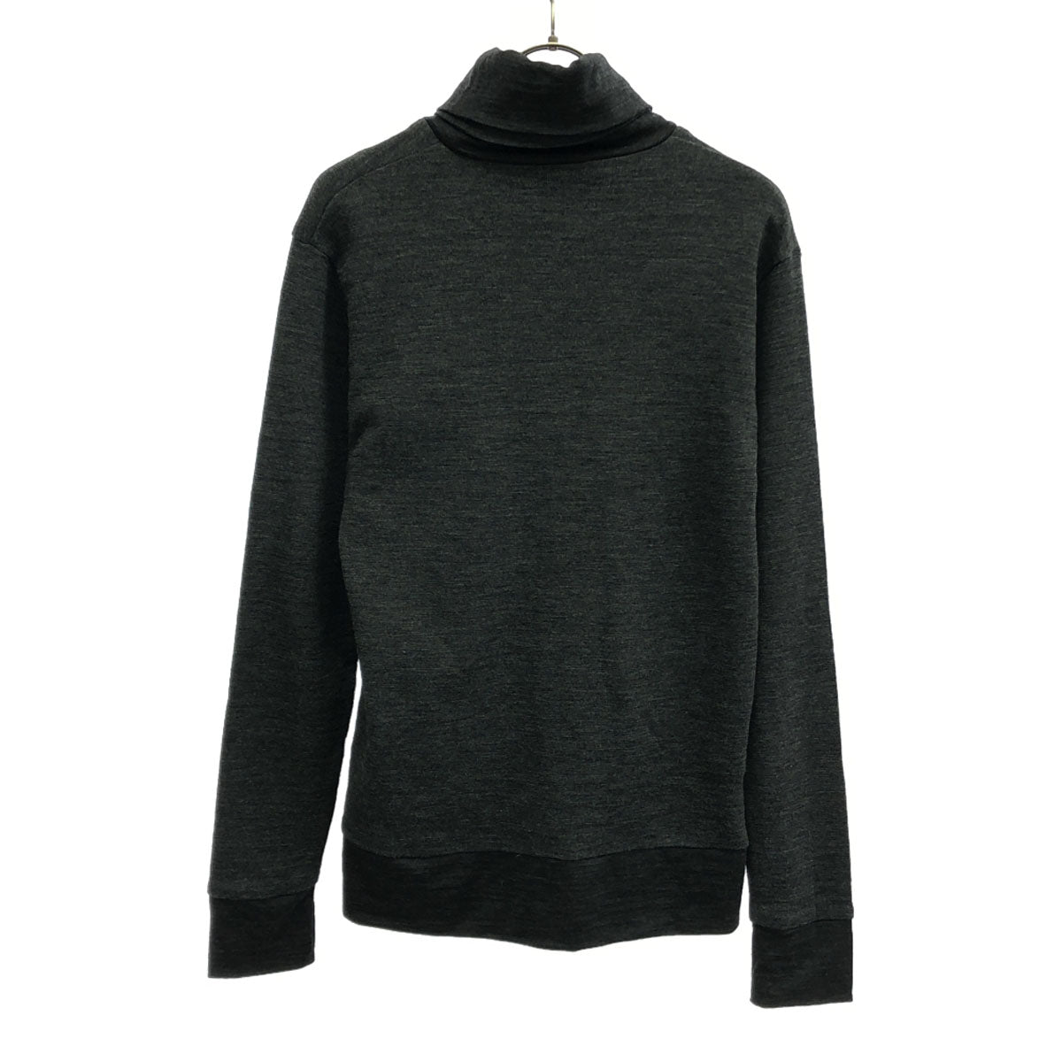 N.HOOLYWOOD エヌハリウッド 日本製 ウール100% 長袖 タートルネック ニット 38 グレー メンズ