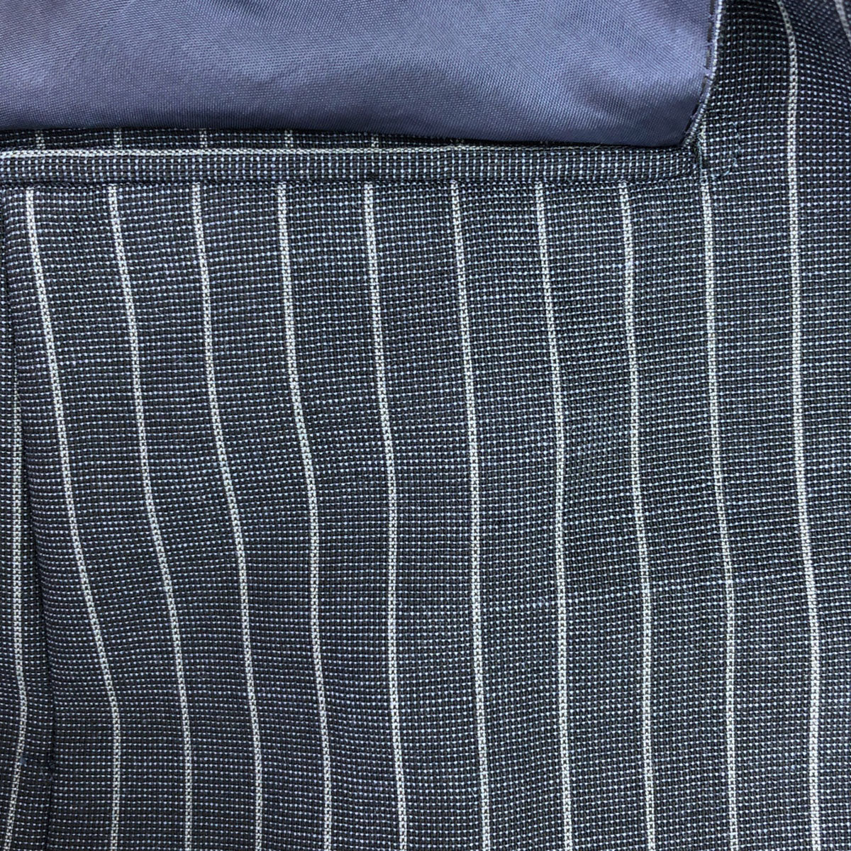 RING JACKET リングジャケット 日本製 ウールブレンド ストライプ柄 テーラードジャケット 46 ネイビー メンズ