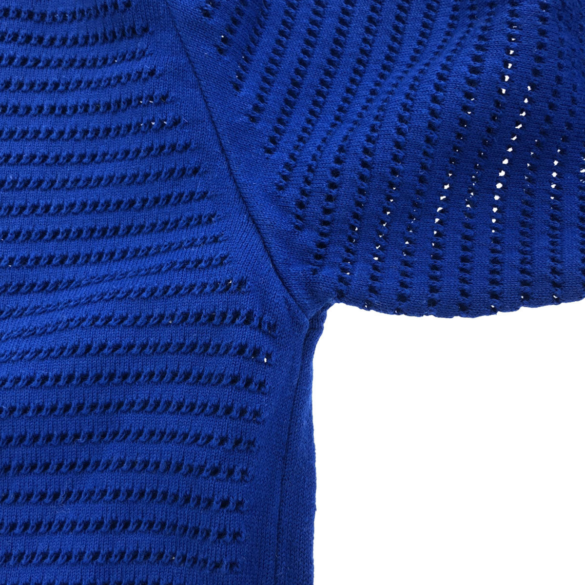 DIESEL BLACK GOLD ディーゼルブラックゴールド イタリア製 ロゴ コットンニット ジップジャケット XXL ブルー ビッグサイズ メンズ