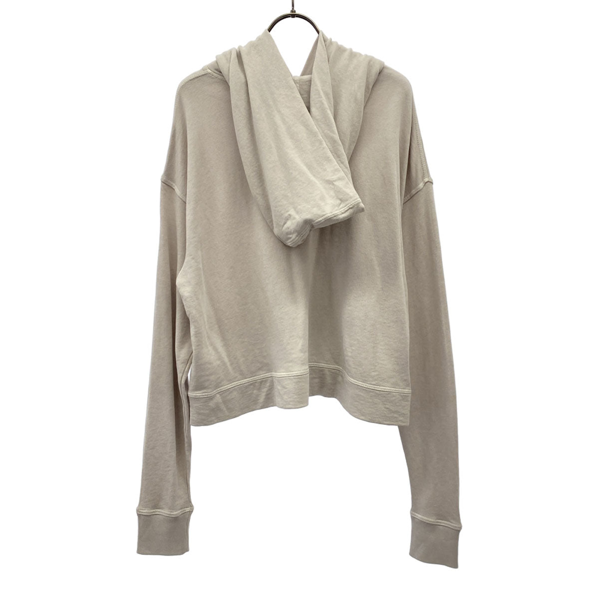 未使用 JAMES PERSE ジェームスパース USA製 未使用 長袖 バックパイル スエット パーカー 1 グレー タグ付き プルオーバー レディース