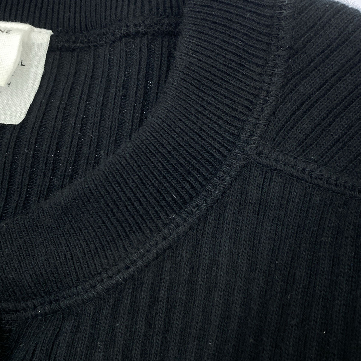 THE SHINZONE ザシンゾーン 日本製 長袖 クルーネック カーディガン F ブラック レディース