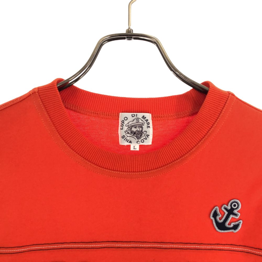 シナコバ 7分袖 Tシャツ L オレンジ SINA COVA カットソー メンズ