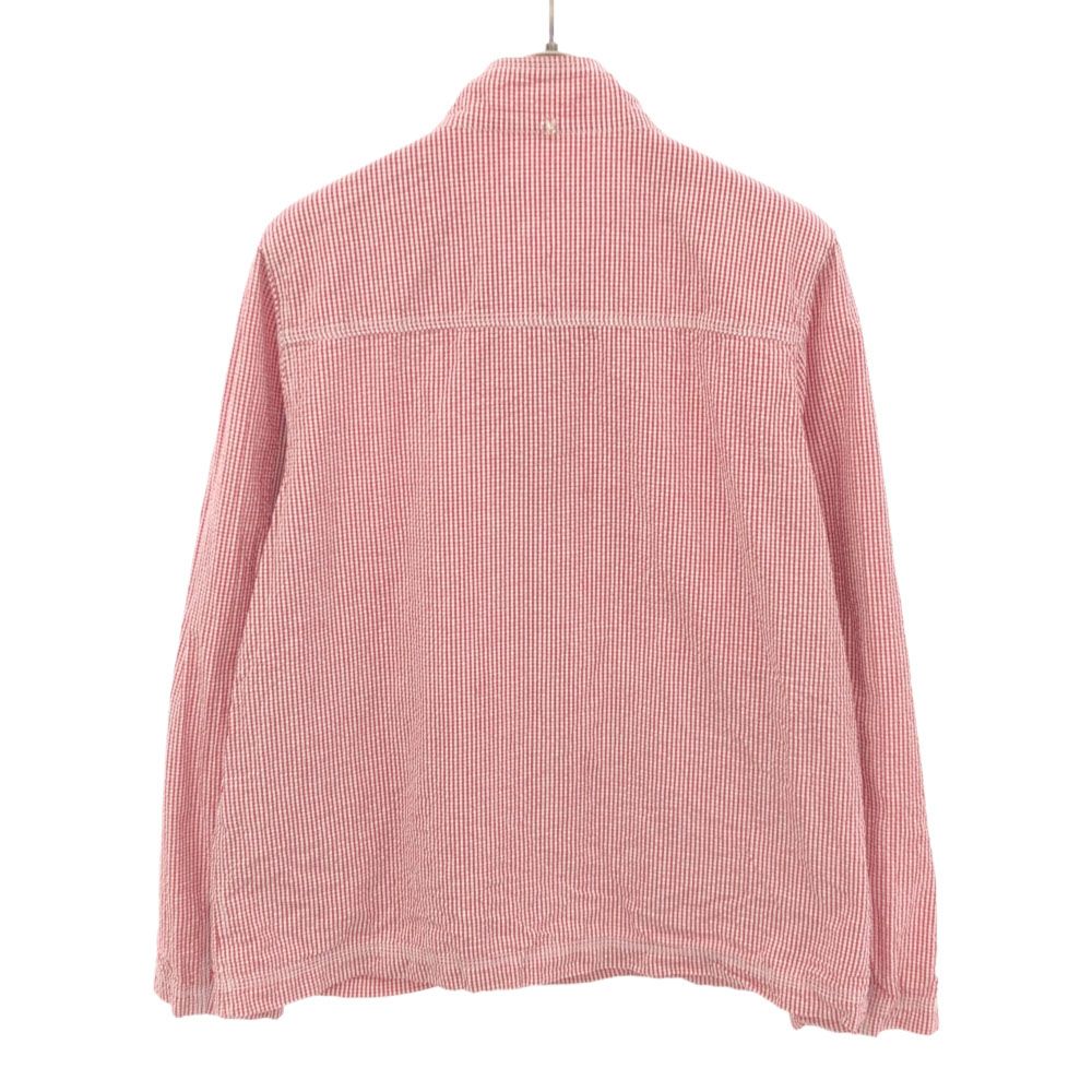 マックレガー ギンガムチェック 長袖 ジップジャケット L レッド×ホワイト McGregor メンズ