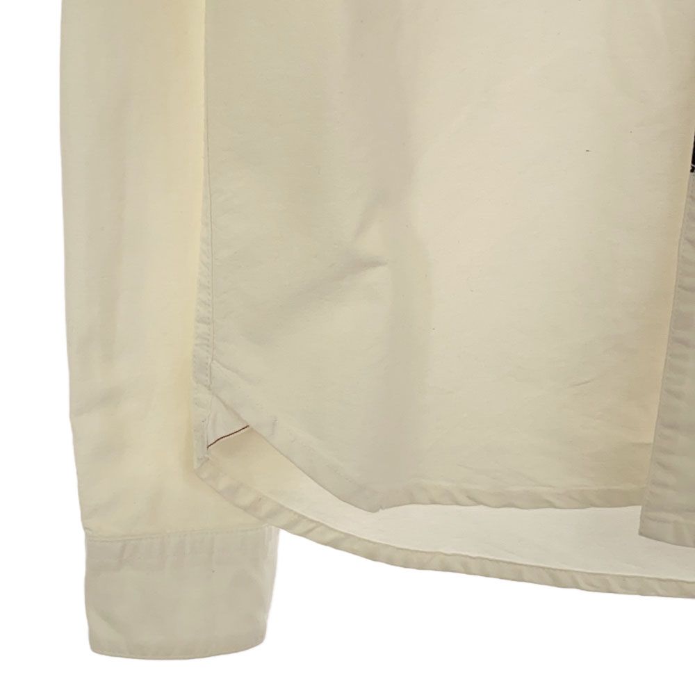 CHALLENGER チャレンジャー 日本製 長袖 コットンシャツ S ホワイト系 メンズ