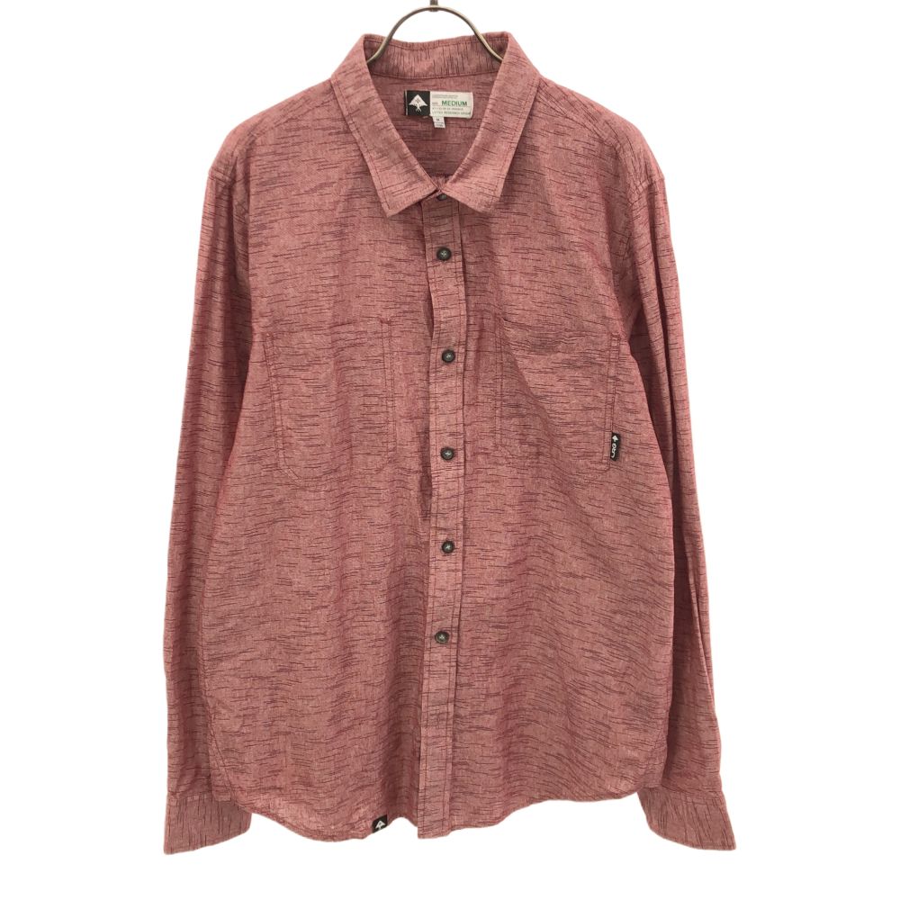 エルアールジー 長袖 シャツ M レッド LRG メンズ