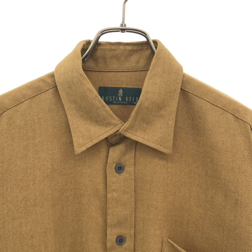 オースチンリード ウール 長袖 シャツ M マスタード Austin Reed メンズ