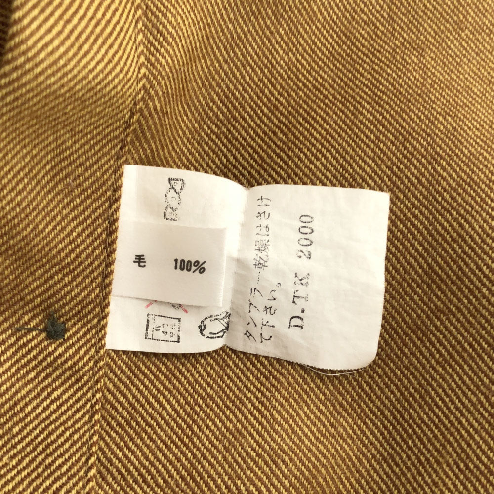 オースチンリード ウール 長袖 シャツ M マスタード Austin Reed メンズ