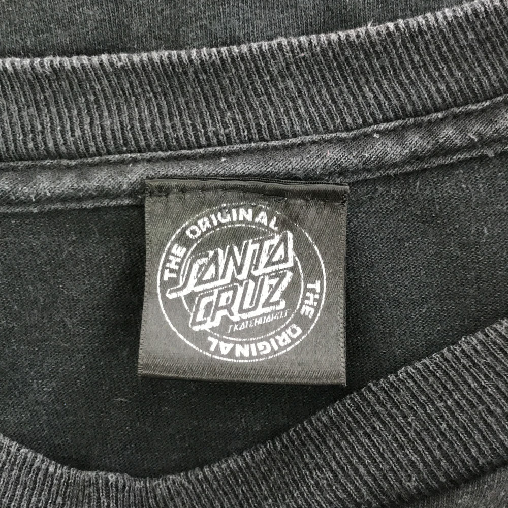 サンタクルーズ プリント 半袖 Tシャツ M ブラック SANTA CRUZ メンズ