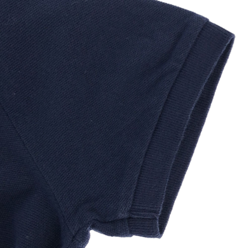 ポロラルフローレン ロゴ刺繍 半袖 ポロシャツ XS ネイビー POLO RALPH LAUREN 鹿の子地 メンズ