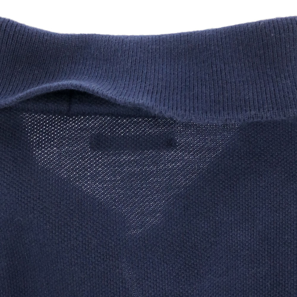 ポロラルフローレン ロゴ刺繍 半袖 ポロシャツ XS ネイビー POLO RALPH LAUREN 鹿の子地 メンズ