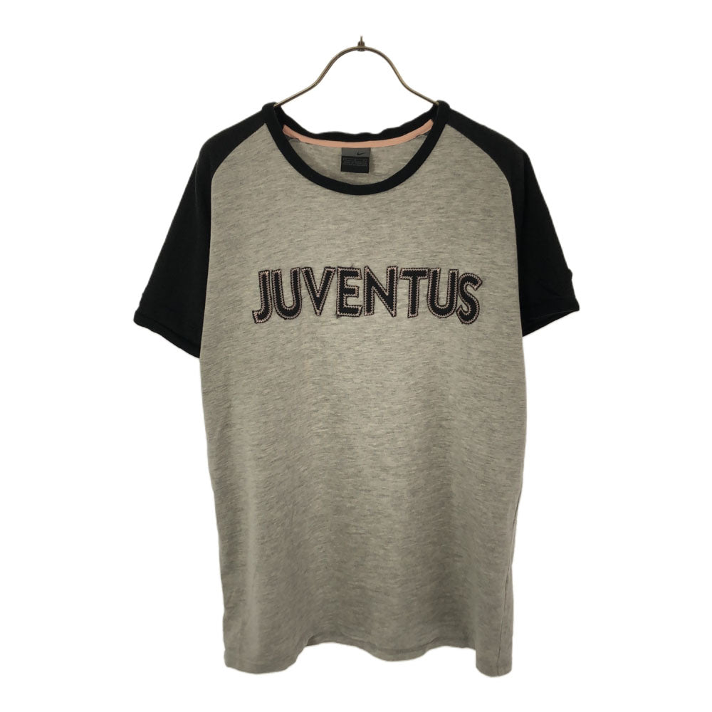 ナイキ ロゴワッペン 半袖 Tシャツ L グレー×ブラック NIKE メンズ