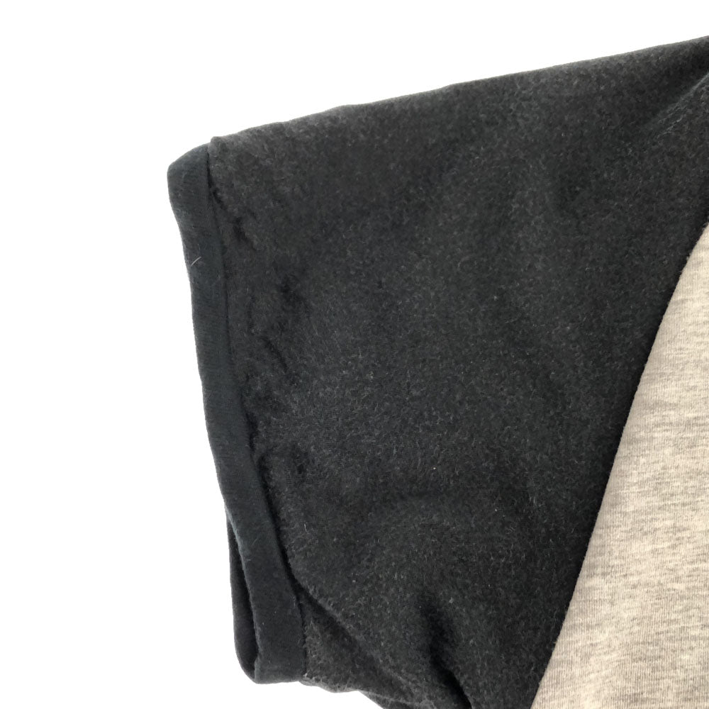 ナイキ ロゴワッペン 半袖 Tシャツ L グレー×ブラック NIKE メンズ