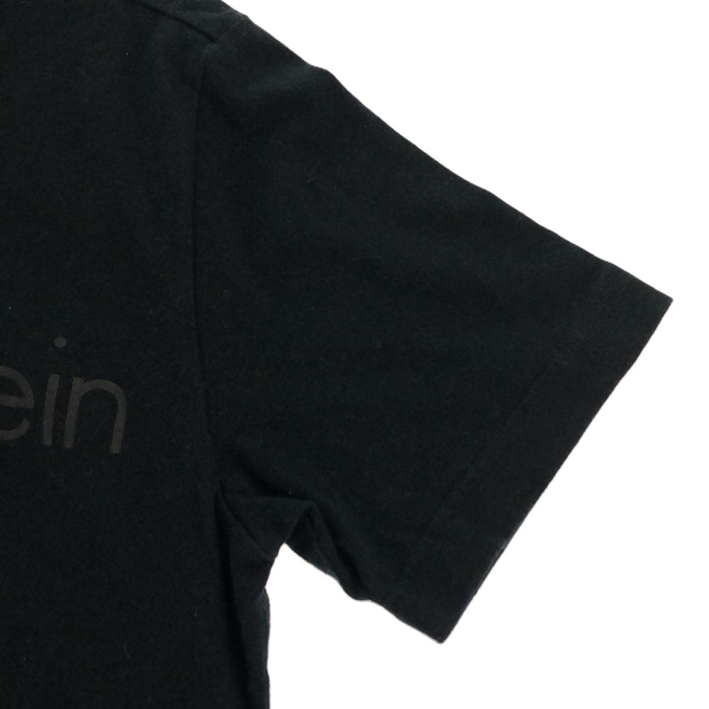 Calvin klein カルバンクライン ロゴプリント 半袖 Tシャツ M ブラック メンズ
