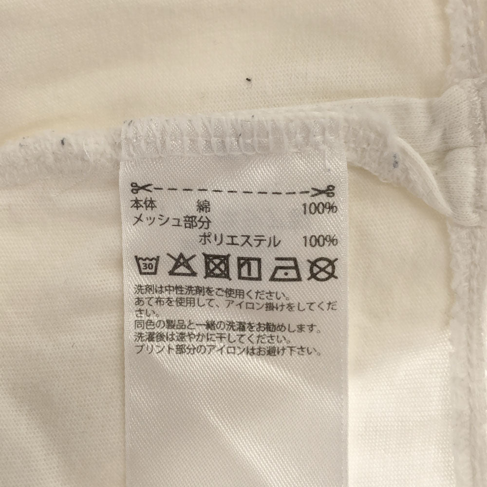 アディダス ネオ プリント 半袖 フォト Tシャツ L ホワイト adidas NEO メッシュ レディース