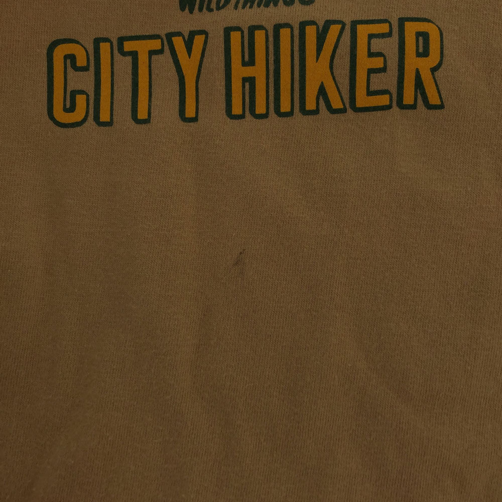 ワイルドシングス プリント 半袖 Tシャツ M カーキ WILDTHINGS メンズ