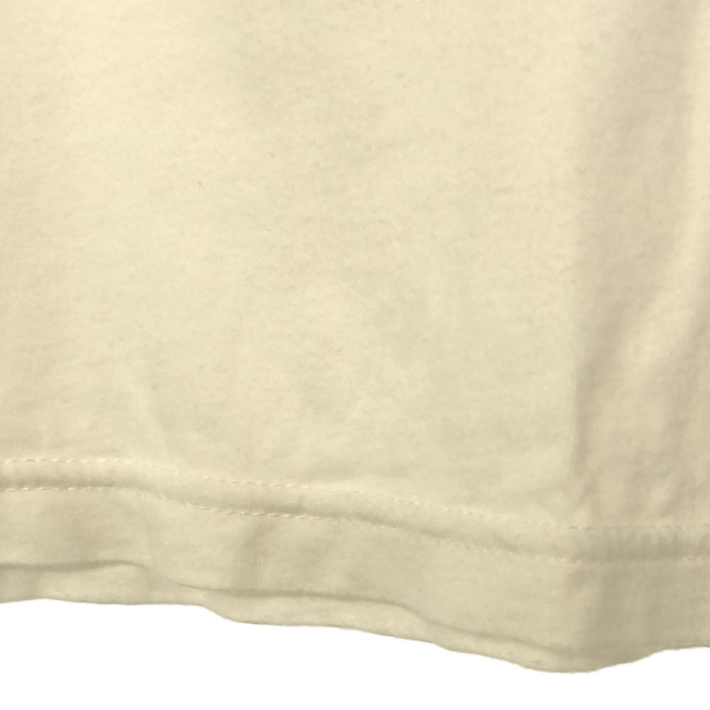 シップス 花 プリント 半袖 Vネック Tシャツ M ホワイト SHIPS レディース