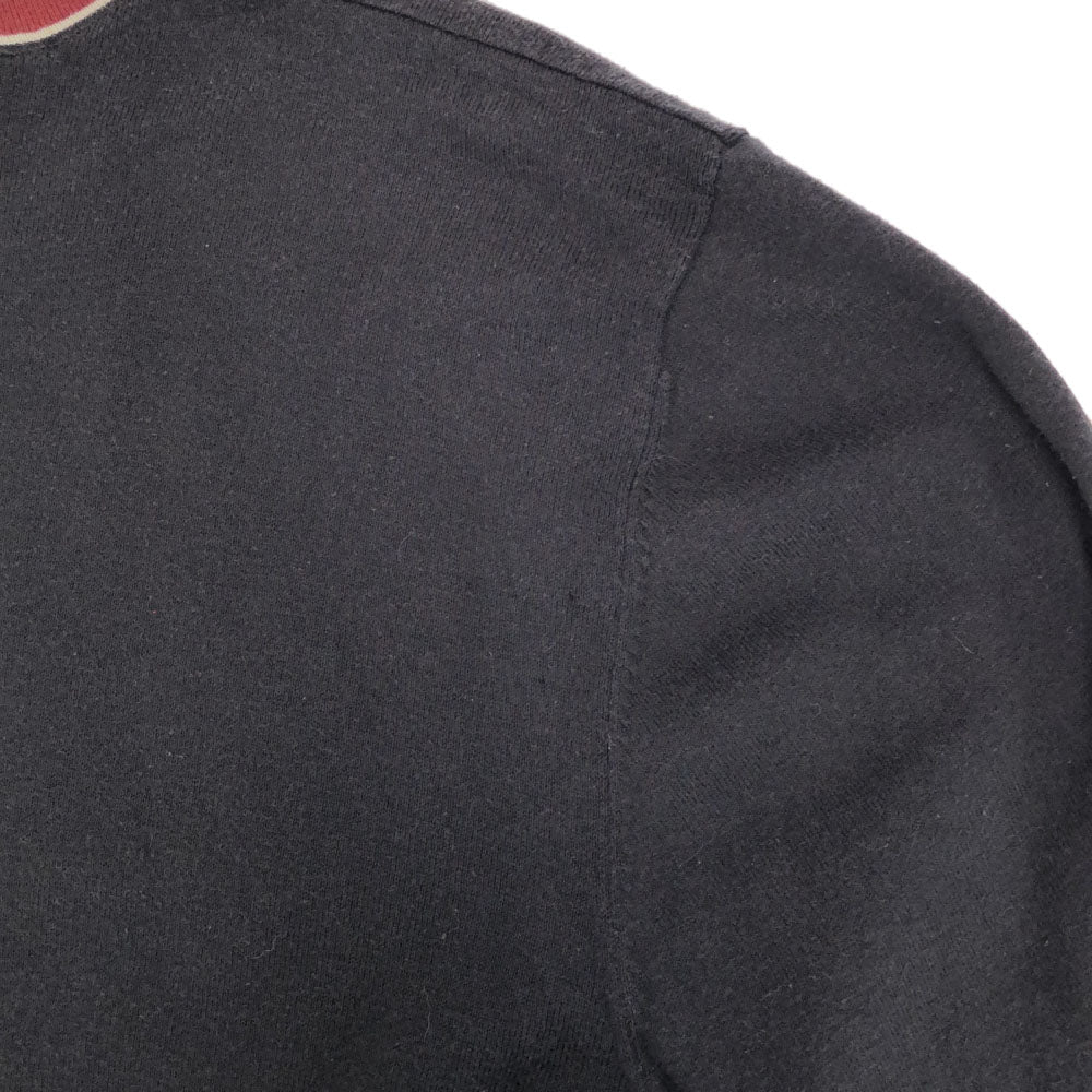 ナイキゴルフ ゴルフ 長袖 リバーシブル トレーナー ブラック×レッド系 NIKE GOLF メンズ