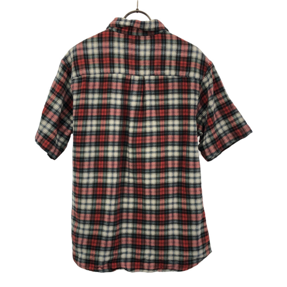 ポロジーンズカンパニー 半袖 チェックシャツ L レッド系 POLO JEANS COMPANY RALPH LAUREN メンズ