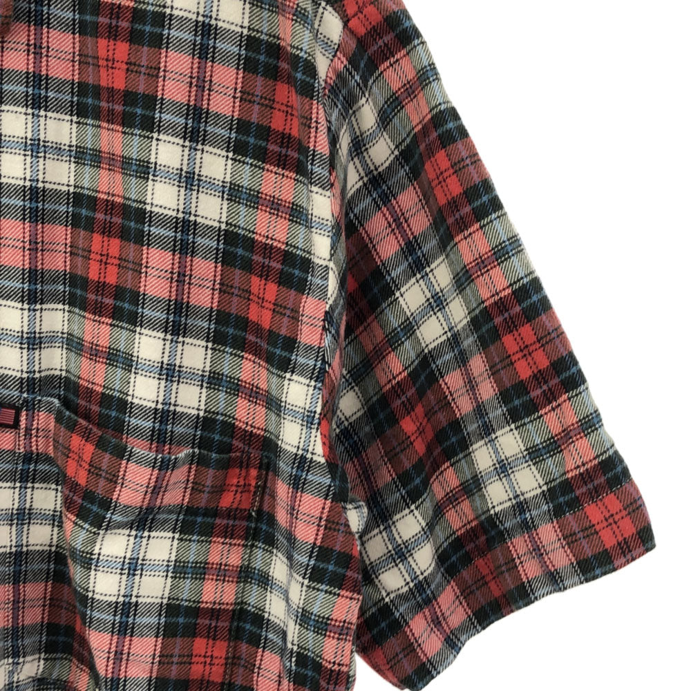 ポロジーンズカンパニー 半袖 チェックシャツ L レッド系 POLO JEANS COMPANY RALPH LAUREN メンズ